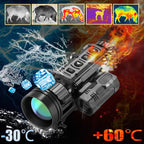 AH35/50L Thermal Imaging Sight Scope IP67 Waterproof Laser Ranging Pseudo-Color Heat Monocular Camcorder Hunting Aiming Thermographic