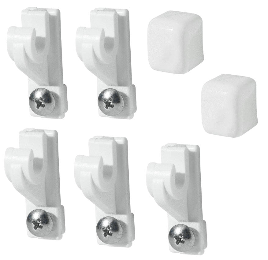 Shelf Clips for Vertical Support Pole