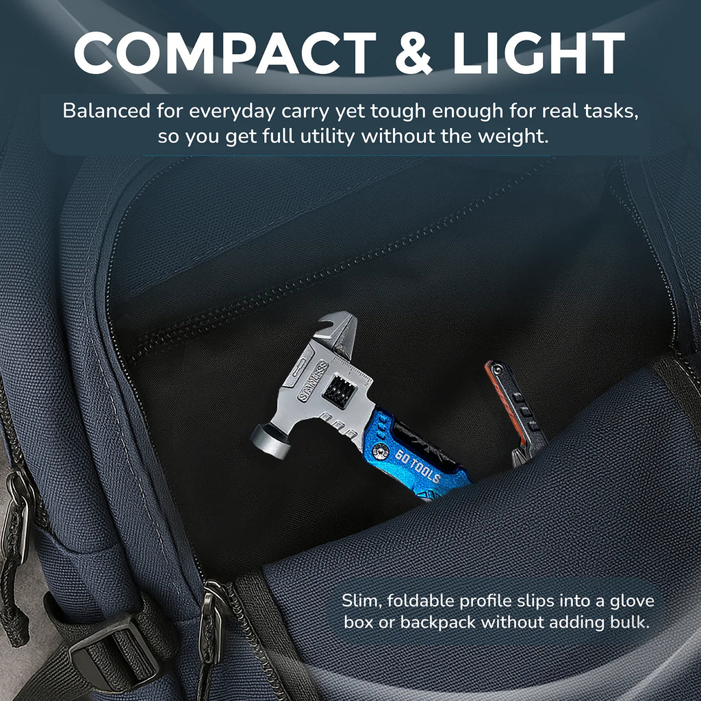 18 In 1 Multifunctional Wrench Hammer 60Tools