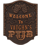 Custom Welcome Pub Sign