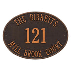 Hawthorne Estate 3-Line Personalized Plaque