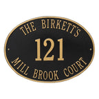 Hawthorne Estate 3-Line Personalized Plaque