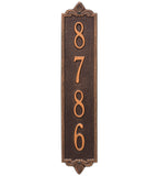 Lyon Vertical Home Address Plaque