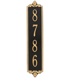 Lyon Vertical Home Address Plaque