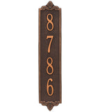 Lyon Vertical Home Address Plaque