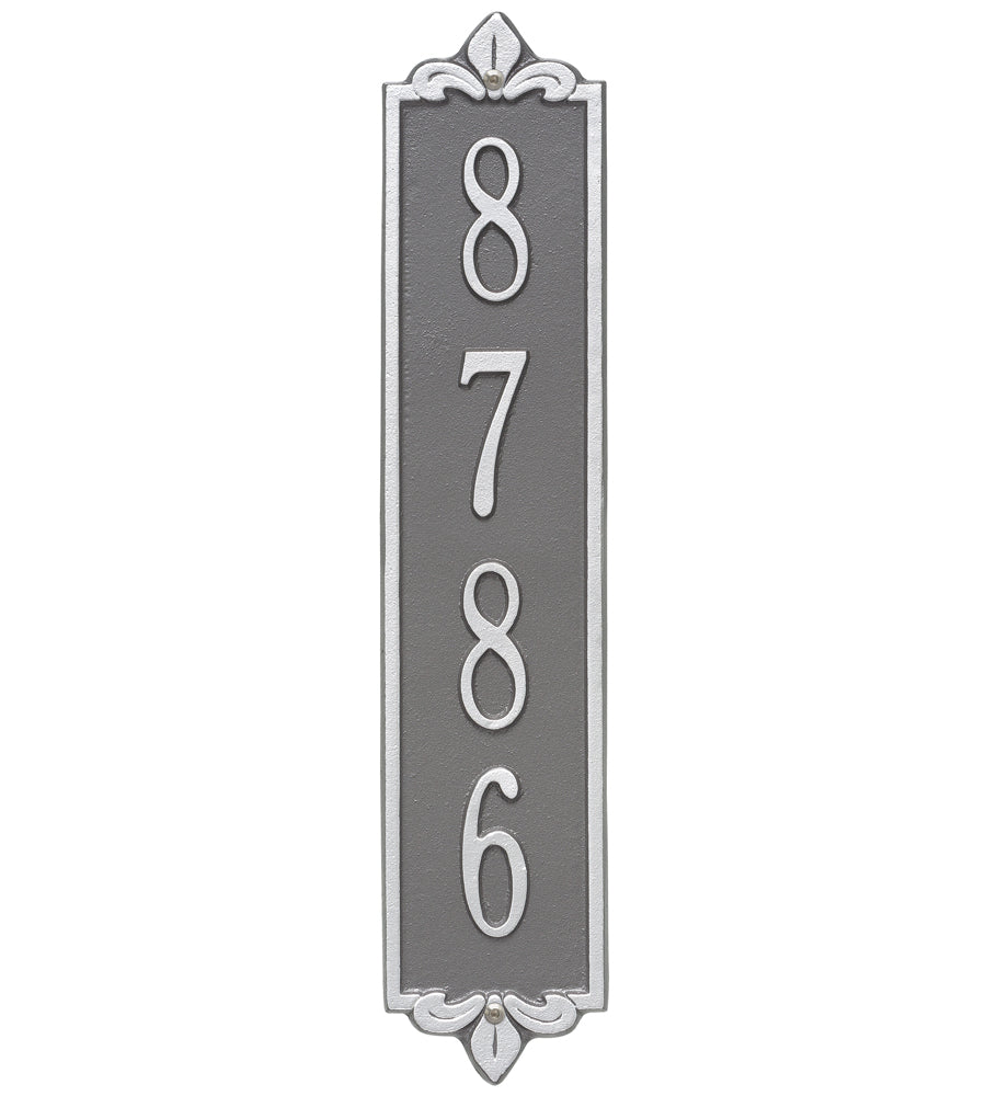 Lyon Vertical Home Address Plaque